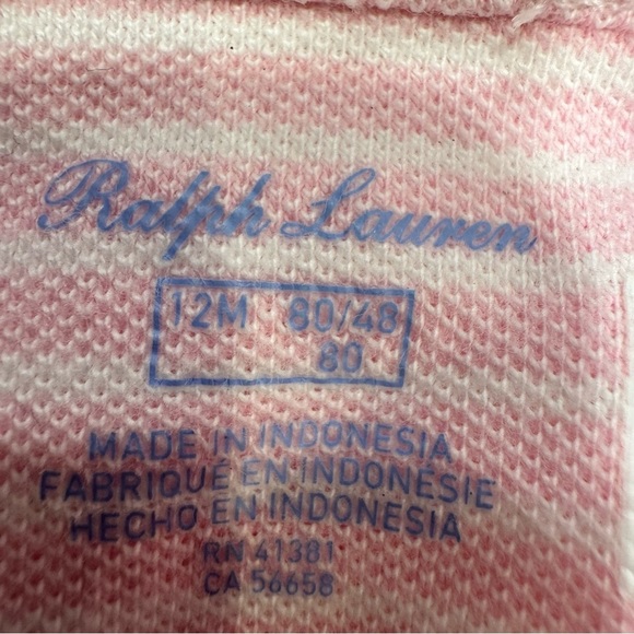 Ralph Lauren LOT OF 2 Baby Girls Dresses 1-pink & 1-multi Color Plaid Size 12 Mo - Picture 9 of 16